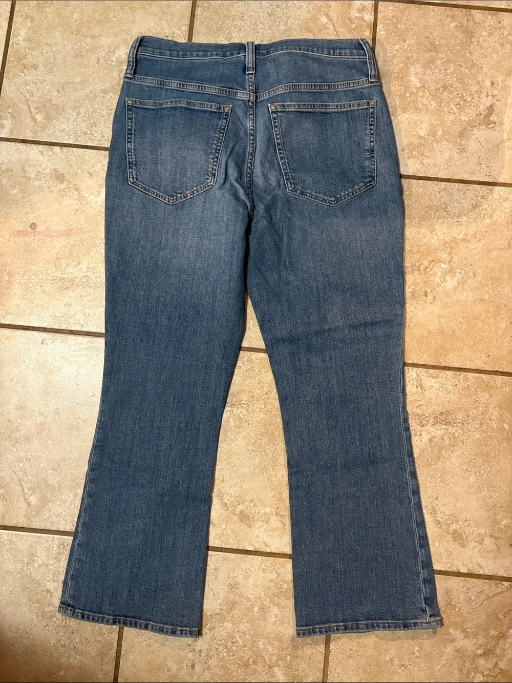 J. Crew Mid Rise Flare Crop
